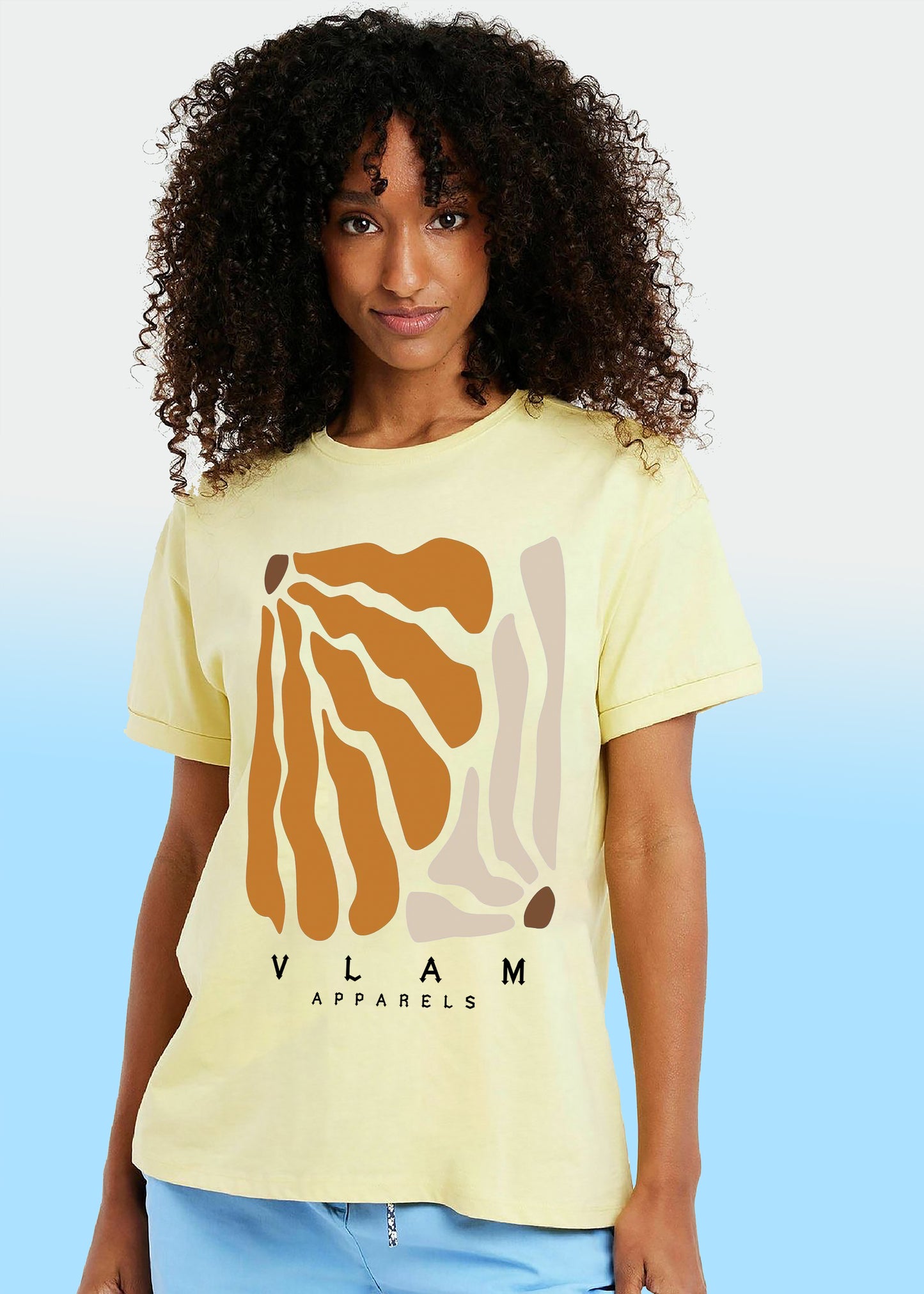 VLAM Women Aesthetic Art Tshirt