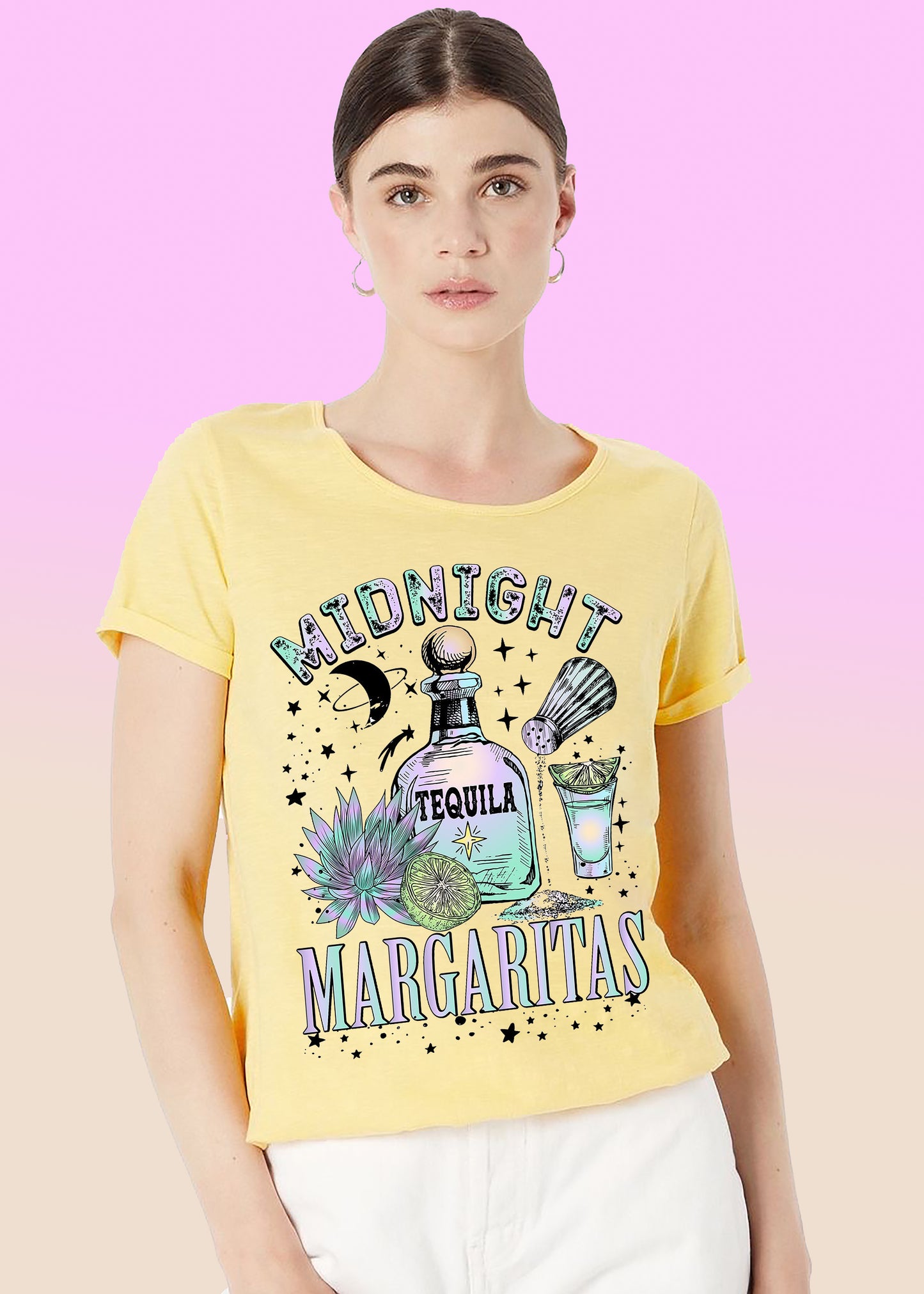 VLAM Margharita Print Womens Graphic Tshirt
