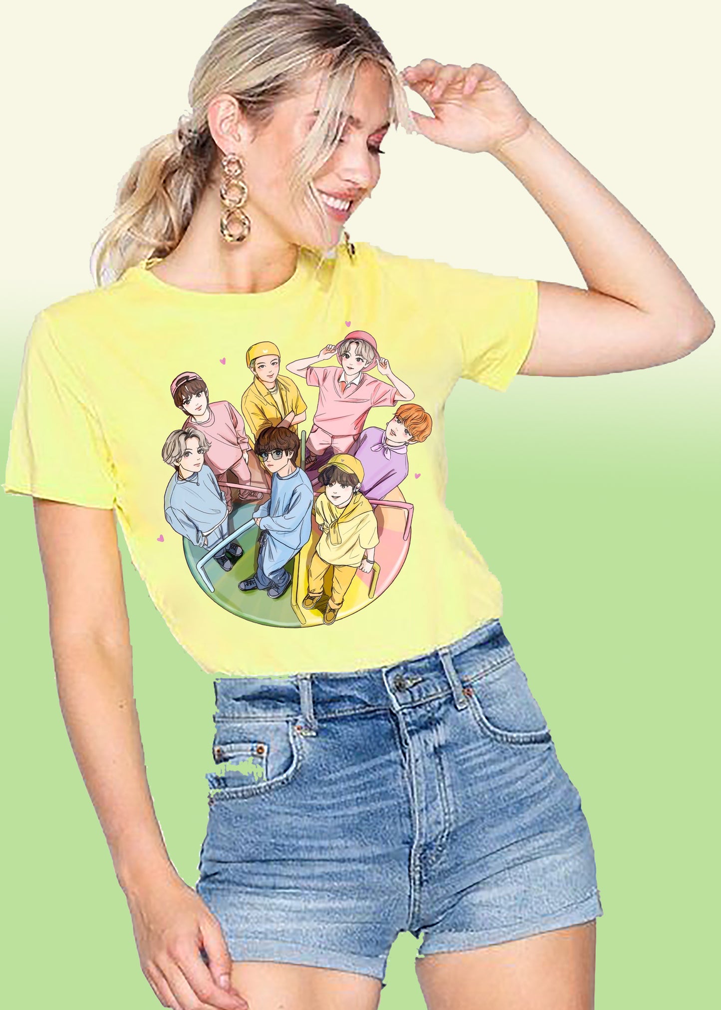 VLAM Trendy BTS Kpop Women Tshirt