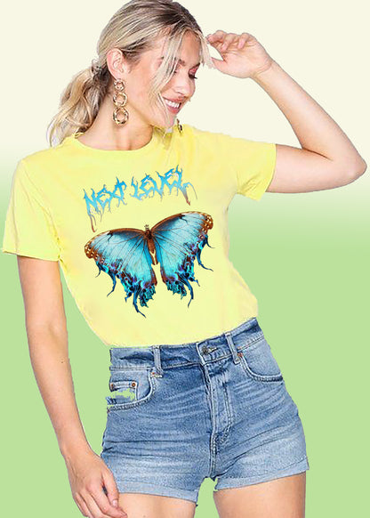 VLAM Next Level Graphic Butterfly Tshirt For Women