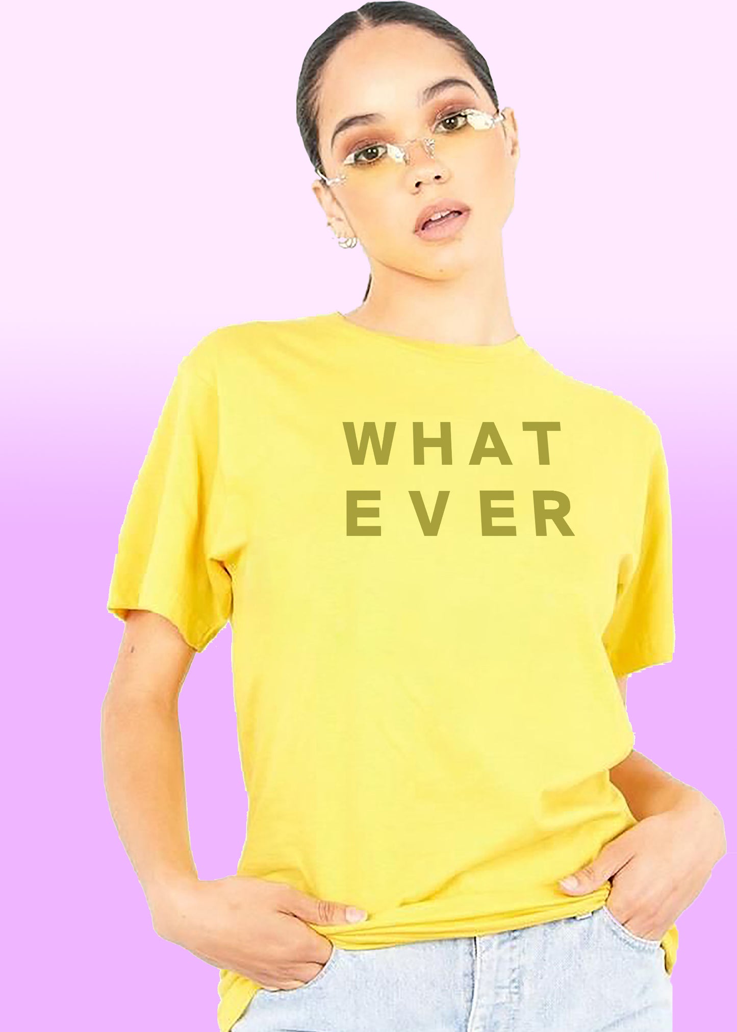 VLAM What Ever Women Trendy Tshirt