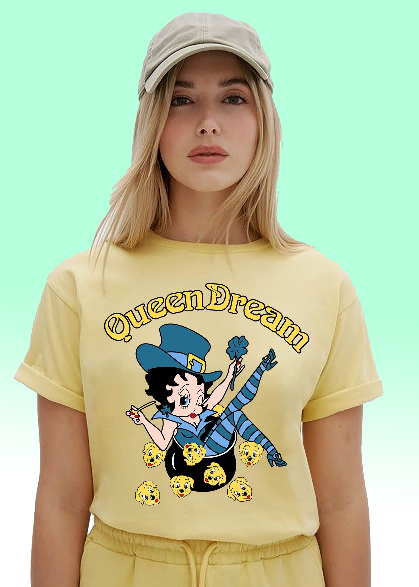 VLAM Queen Dream Womens Cartoon T-shirt