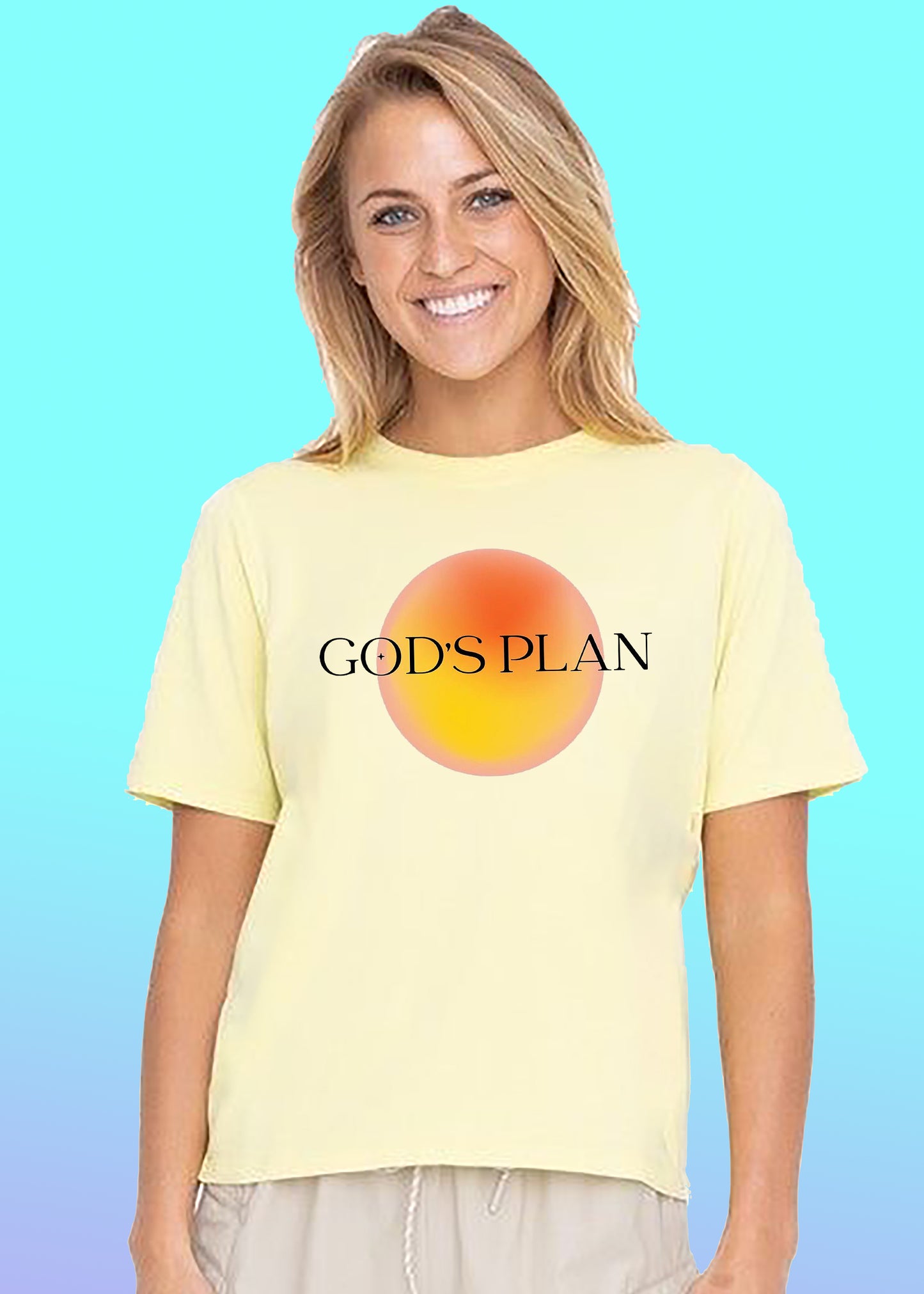 VLAM Gods Plan Graphic Women Tshirt