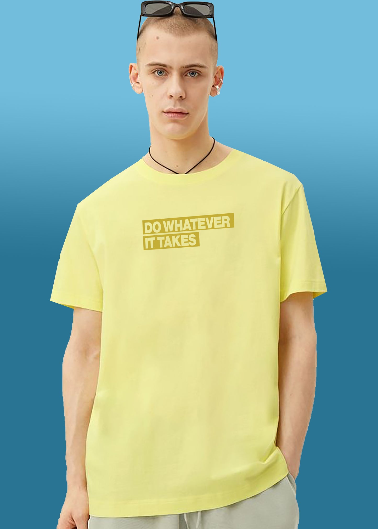 VLAM Do Whatever it takes Motivational Quote Mens Tshirt