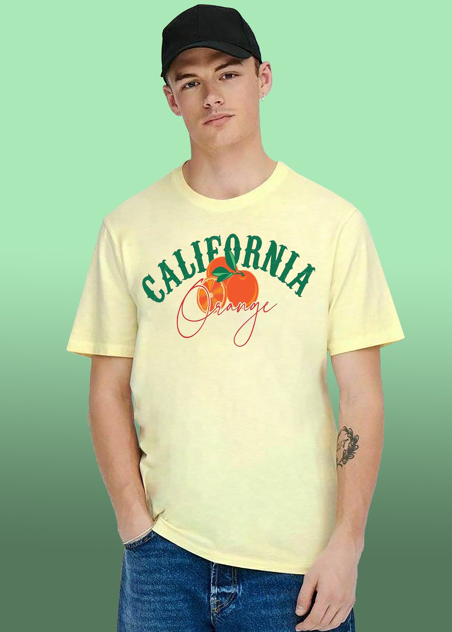 VLAM California Orange Graphic Tshirt