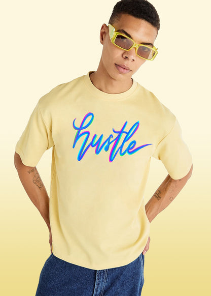VLAM Hustle Print Graphic Mens Tshirt