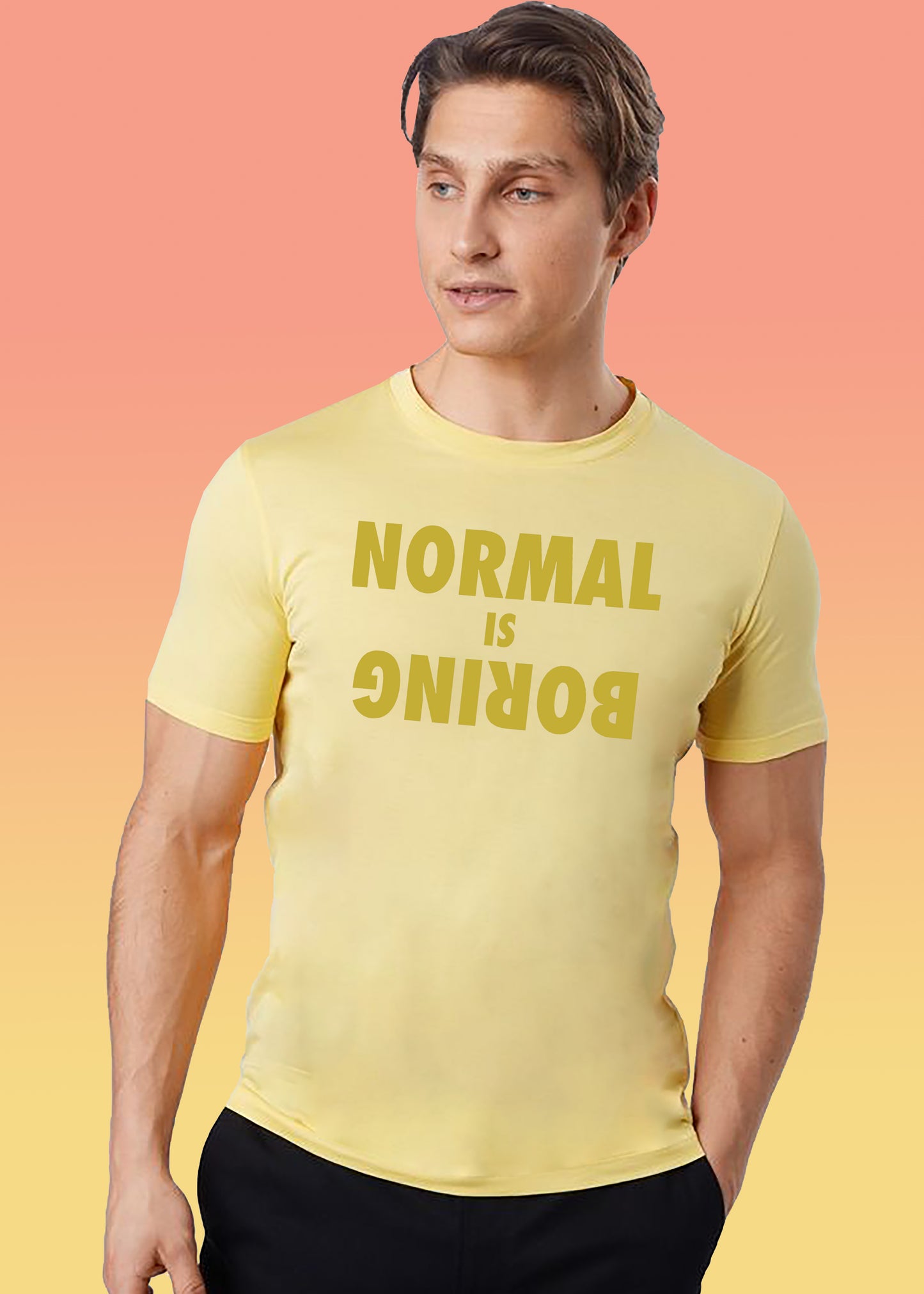 VLAM Normal Is Boring Mens Tshirt