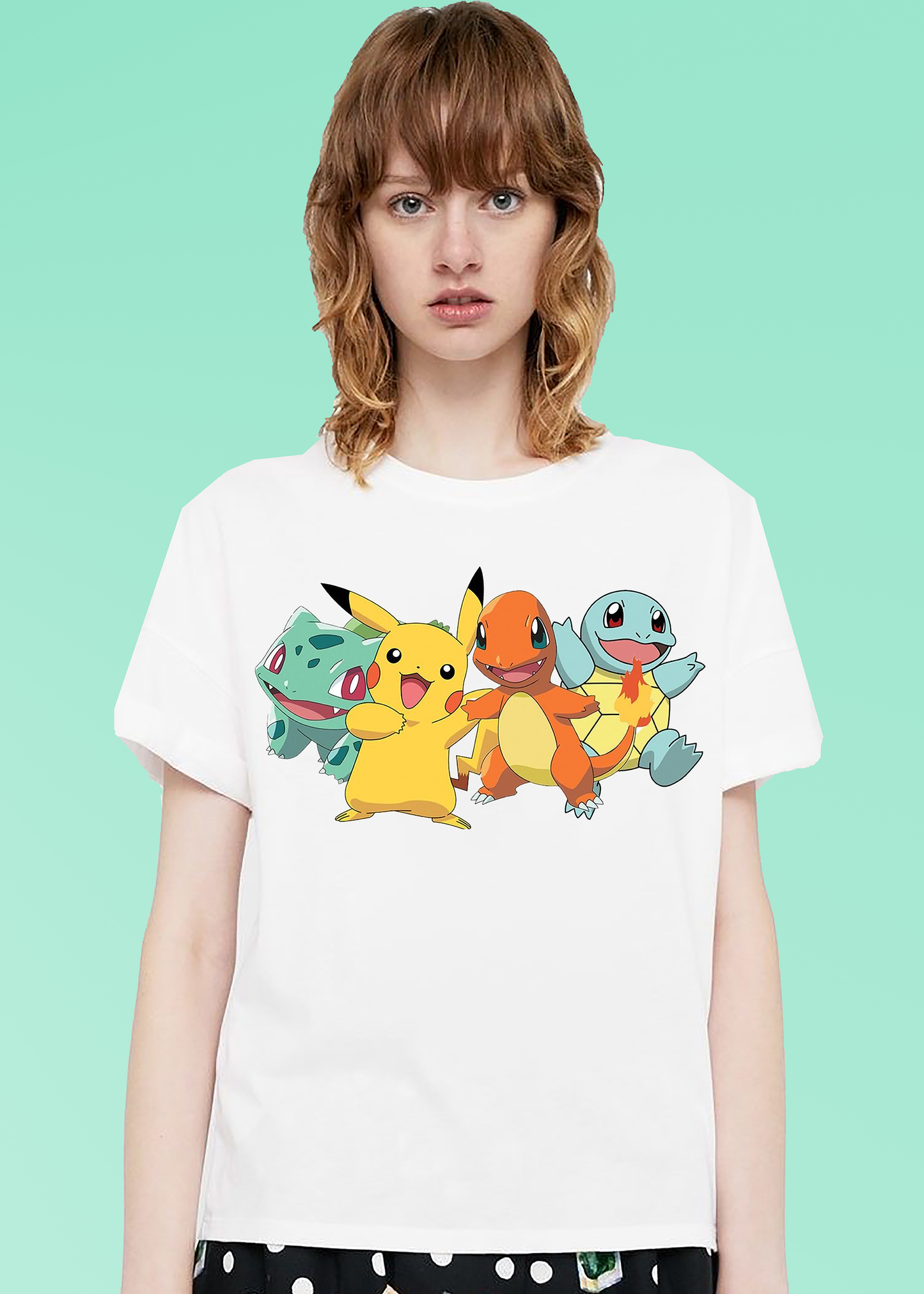 VLAM Womens Pokemon Tshirt