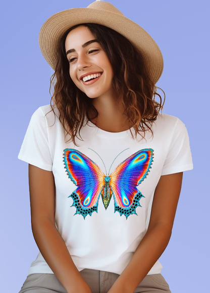 VLAM Womens Trippy Butterfly Tshirt