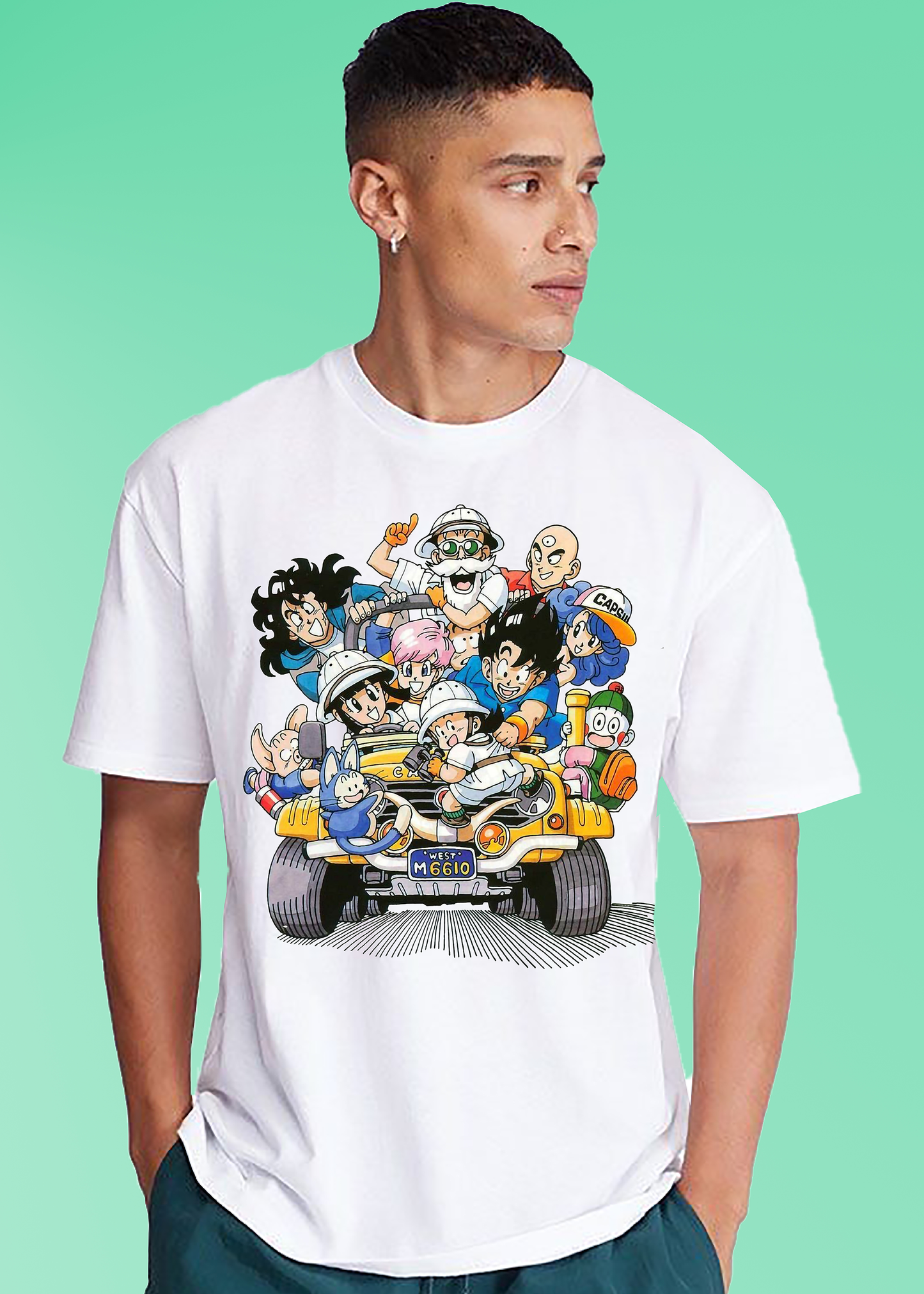 VLAM Cartoon Characters Print Anime T-shirt