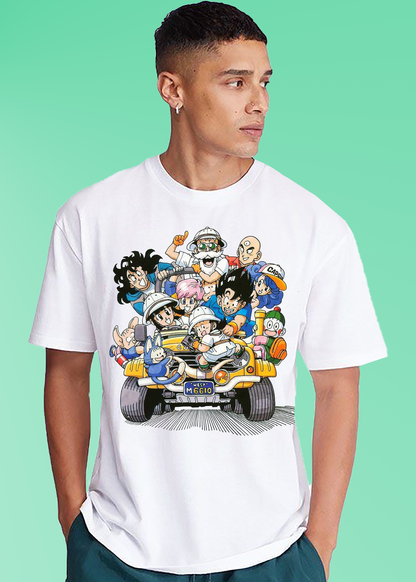 VLAM Cartoon Characters Print Anime T-shirt