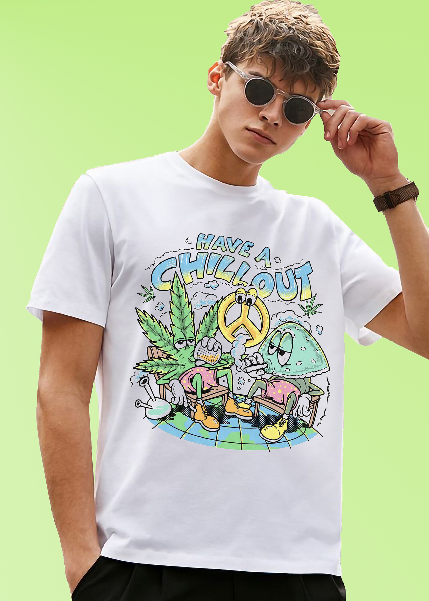 VLAM Chillout Vibes Funny Tshirt
