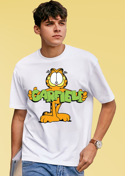 VLAM Garfield Cartoon Printed T-shirt