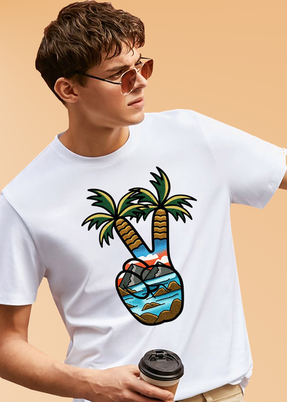 VLAM Tropical Peace Graphic Tshirt