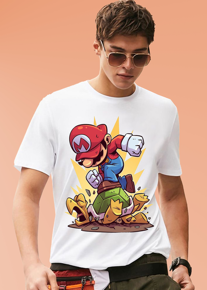 VLAM Mens Super Mario T-shirt