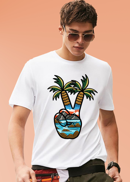 VLAM Tropical Peace Graphic Tshirt