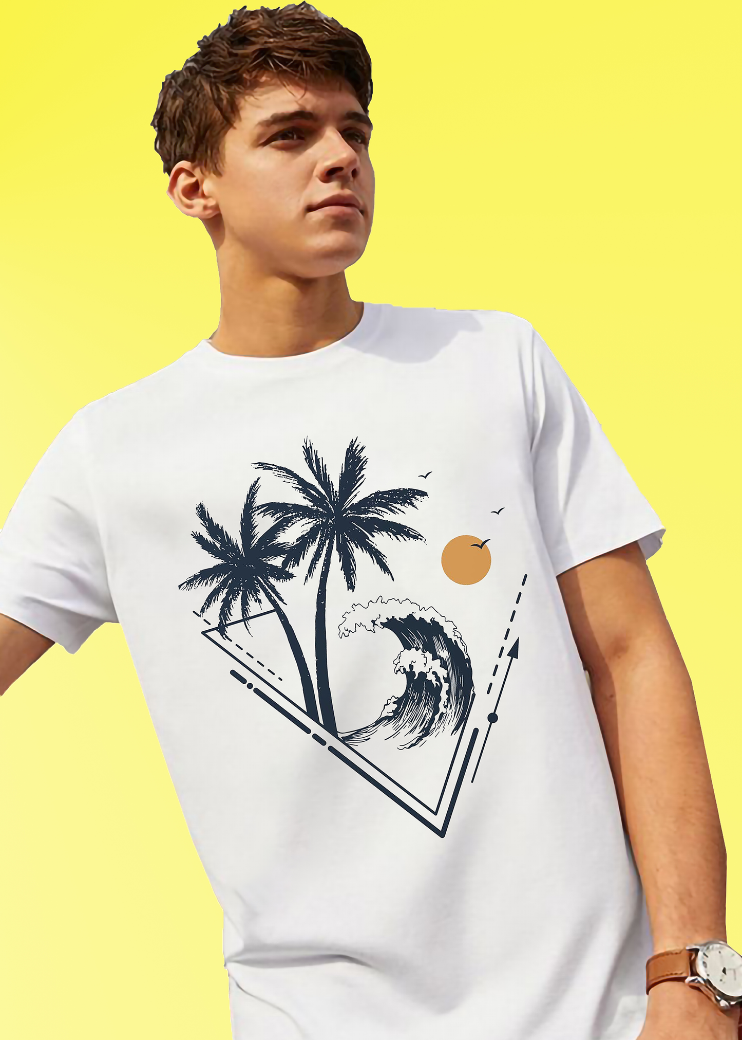 VLAM Surf Wave Beach Vibes T-shirt