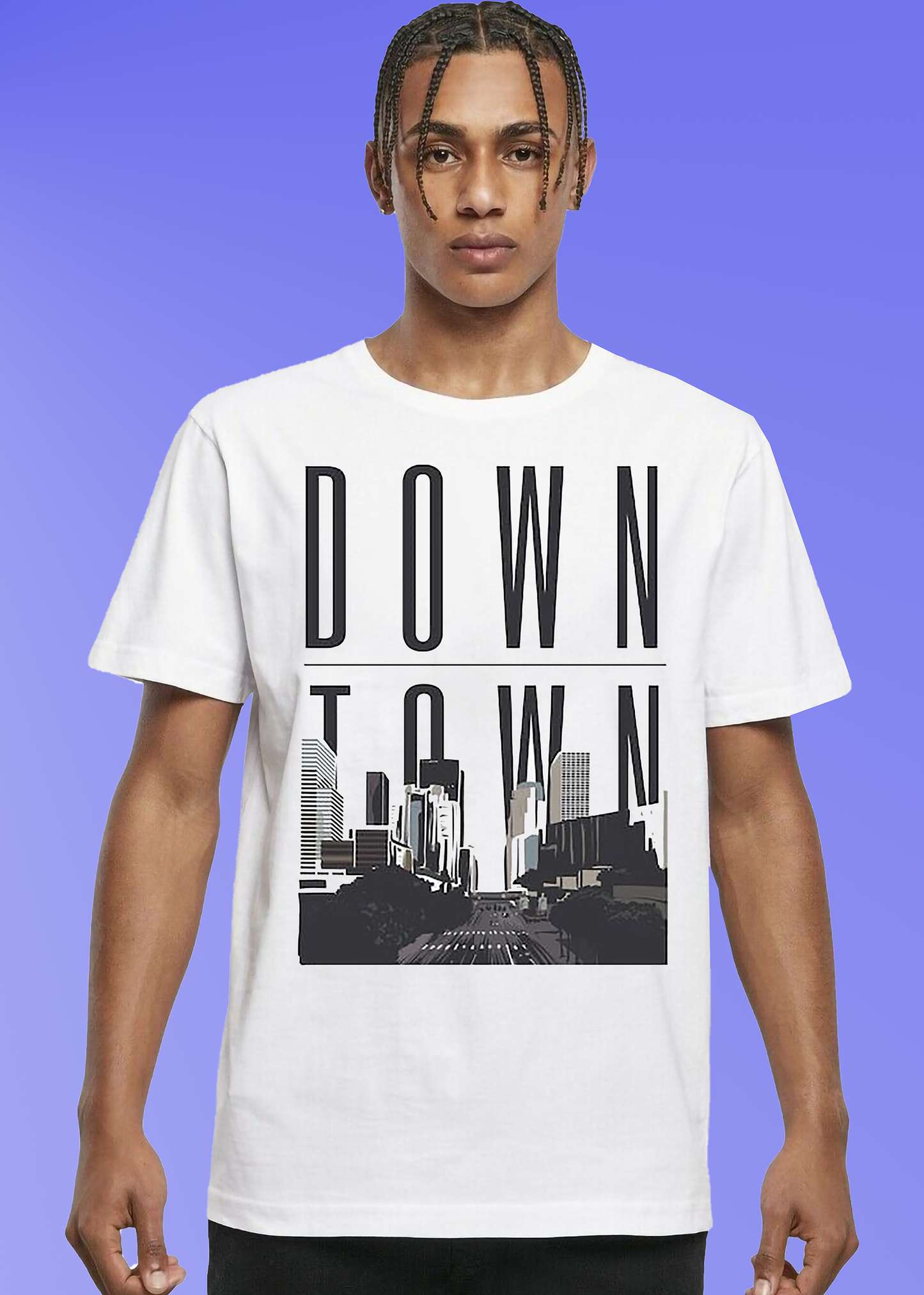 VLAM Down Town Mens Graphic T-shirt