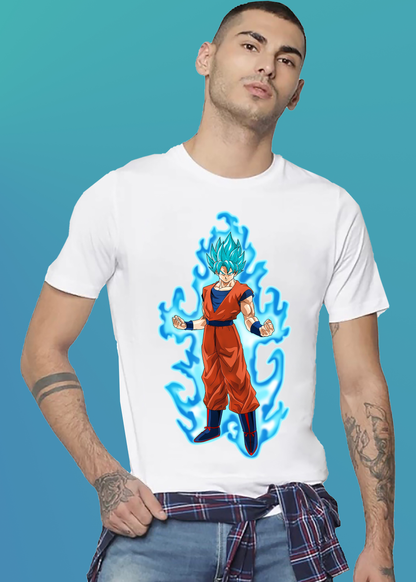 VLAM Anime Goku Printed Cartoon T-shirt