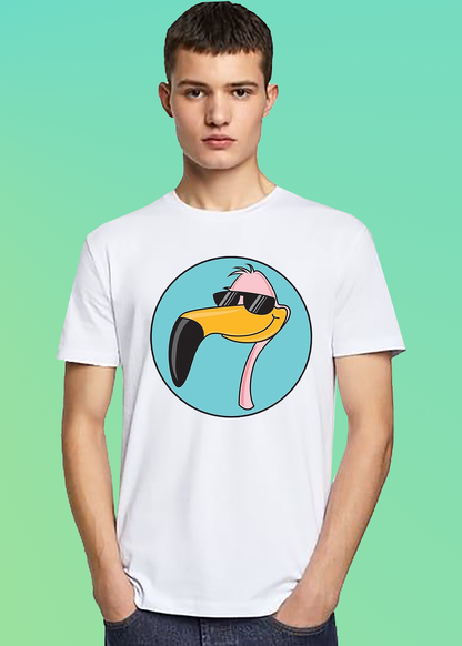 VLAM Mens Funny Flamingo T-shirt