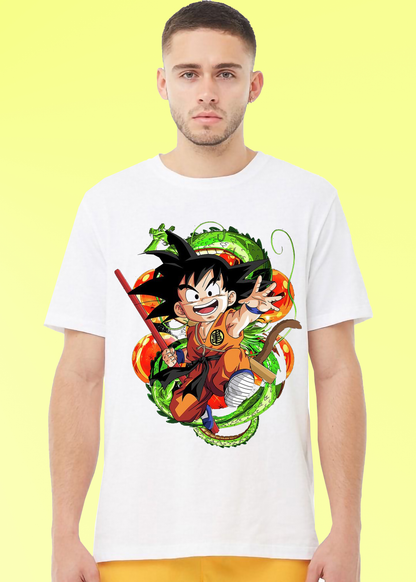 VLAM Cartoon Printed Goku T-shirt