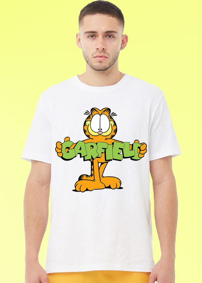 VLAM Garfield Cartoon Printed T-shirt