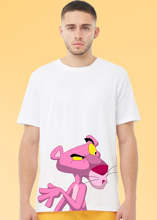 VLAM Pink Cartoon Print T-shirt