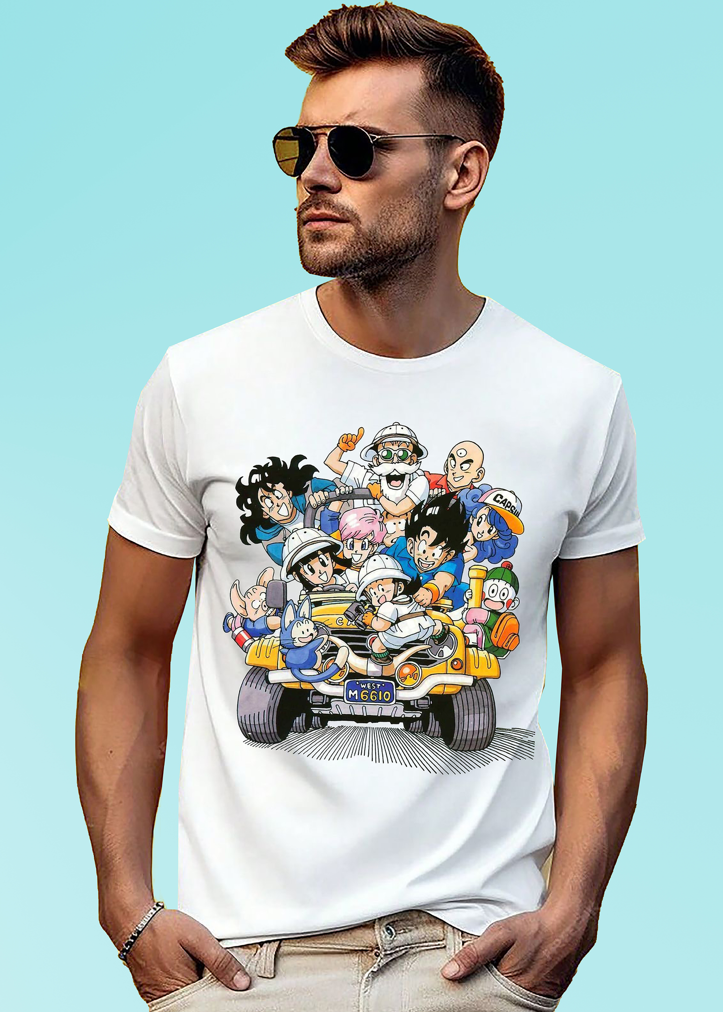 VLAM Cartoon Characters Print Anime T-shirt
