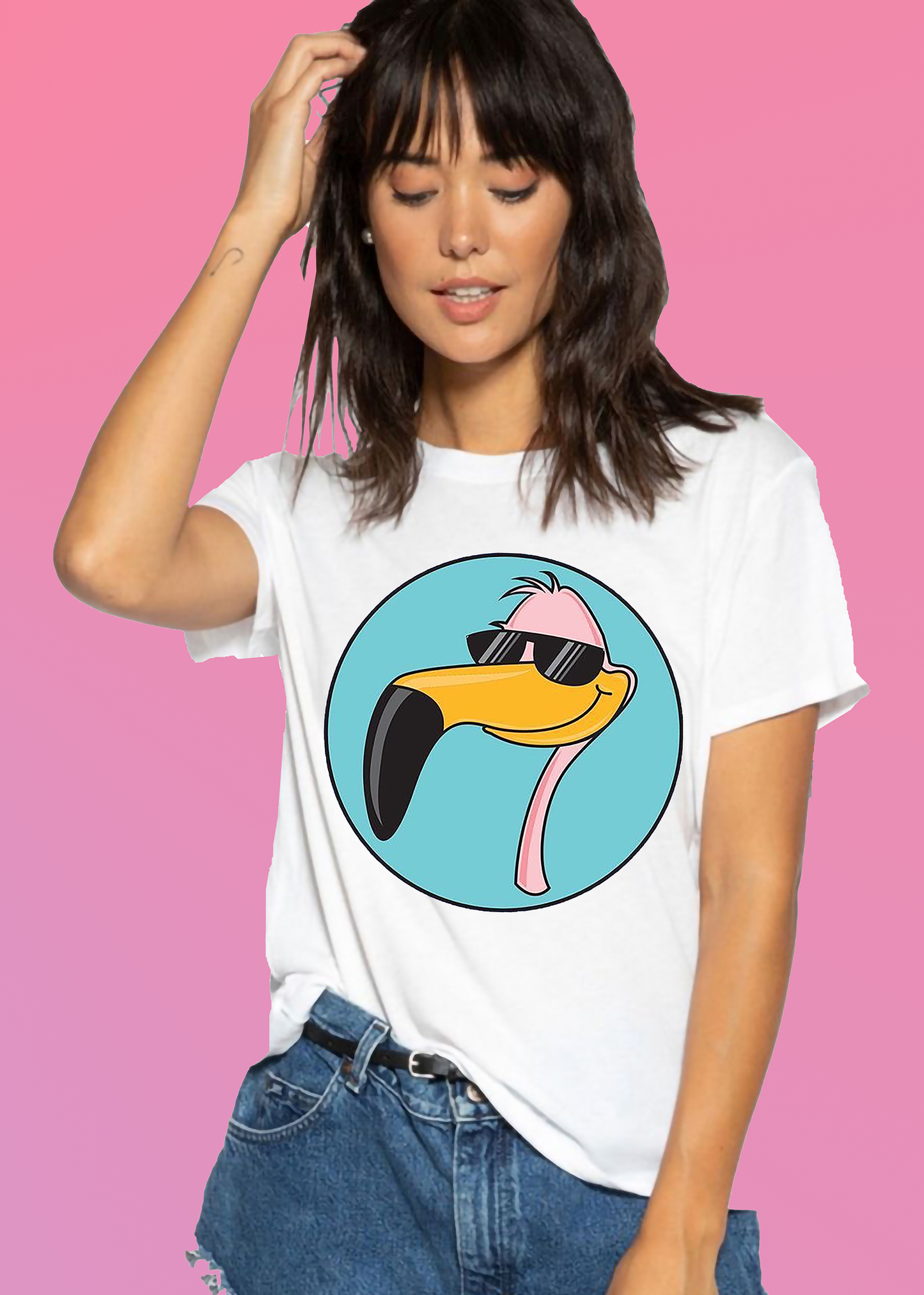 VLAM Funny Flamingo Womens Tshirt