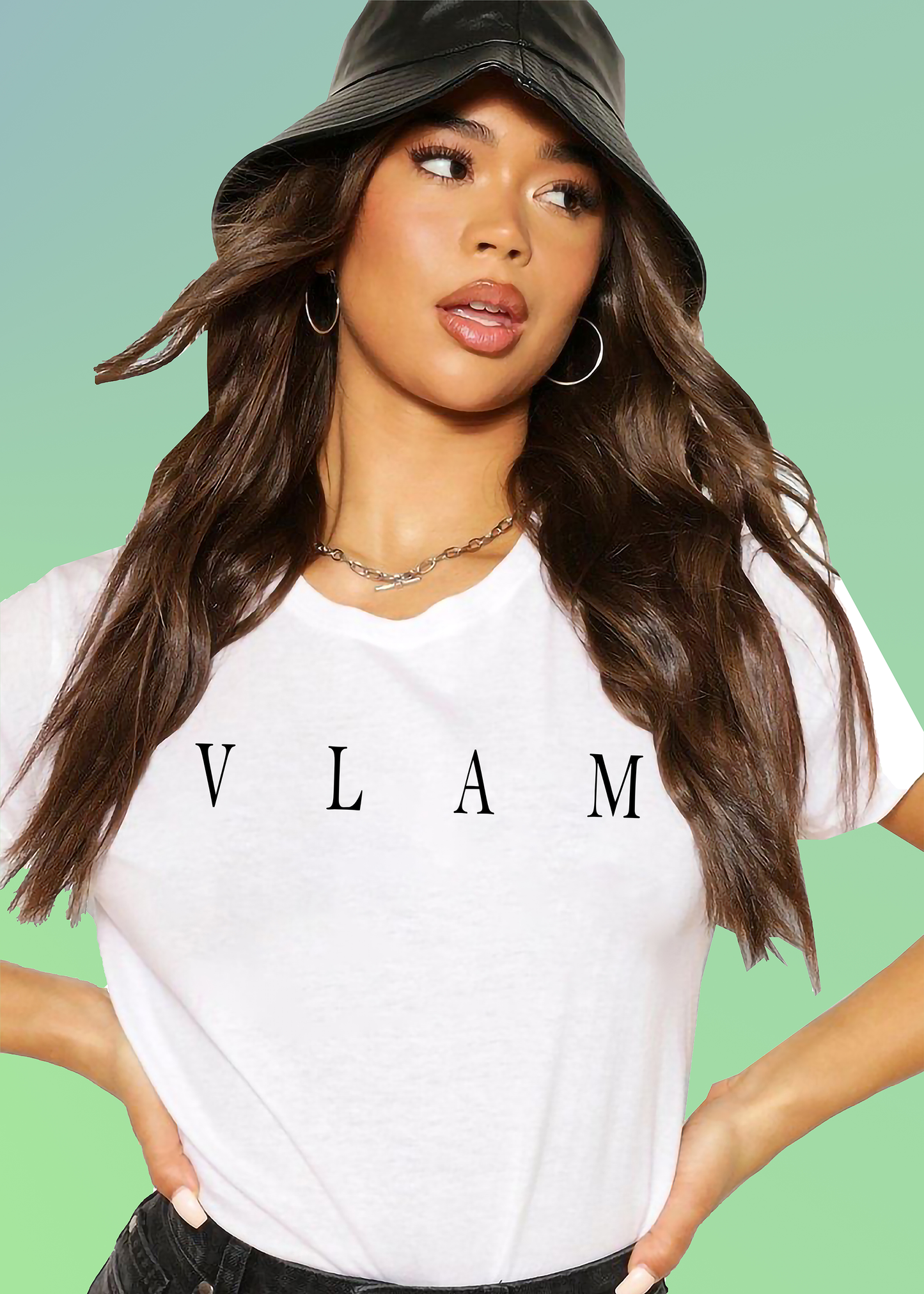 VLAM Paradise Life Graphic Back Printed Women T-shirt
