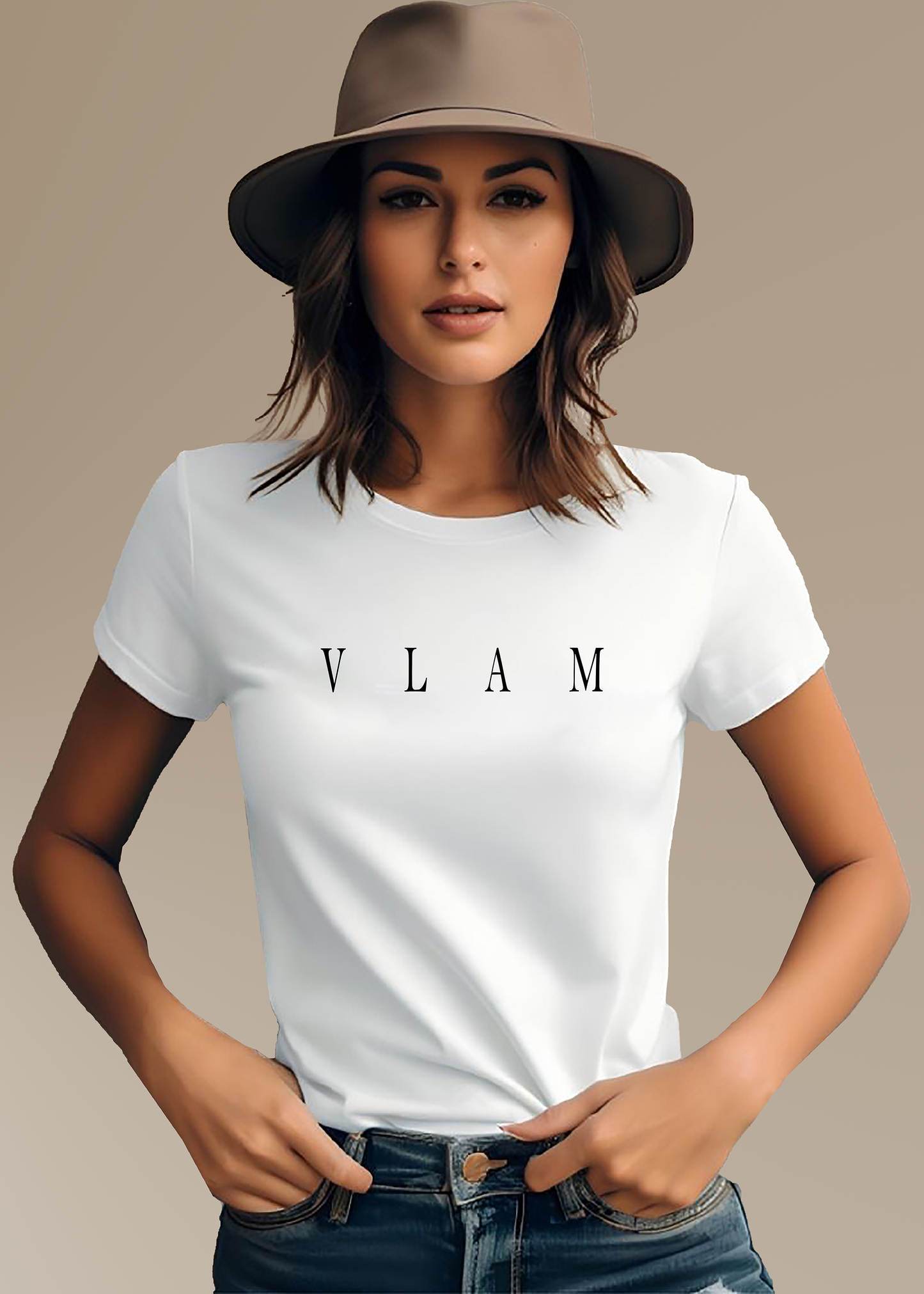 VLAM Tiger Back Print Womens Streetwear T-shirt