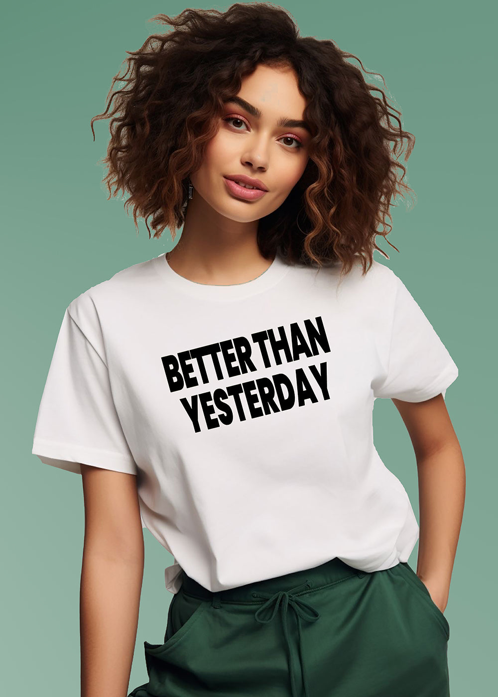 VLAM Better Than Yesterday Women Tshirt
