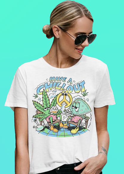 VLAM Chill Out Graphic Womens T-shirt