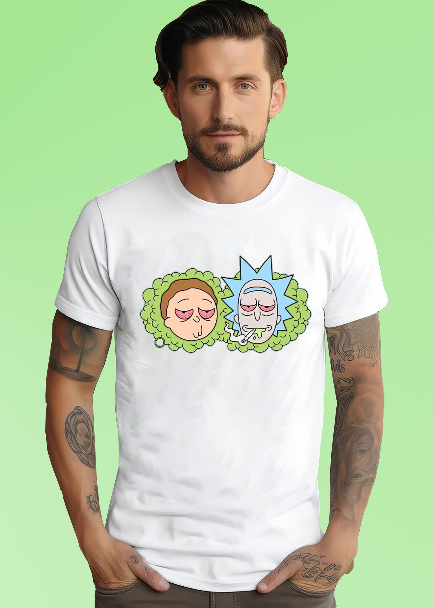 VLAM Rick and Morty Cartoon T-shirt