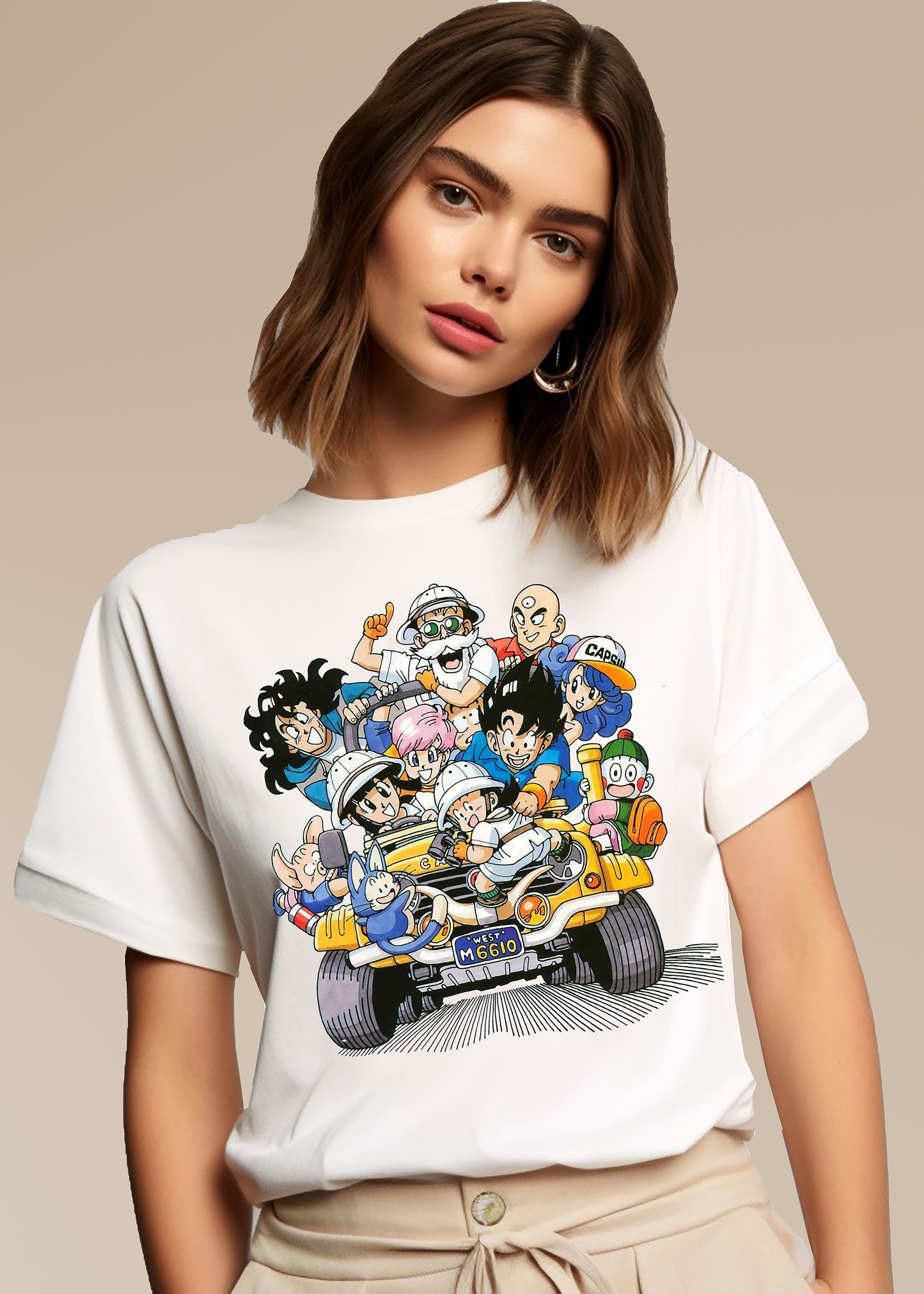VLAM Graphic Cartoon Characters T-shirt For Women
