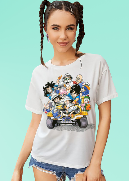VLAM Graphic Cartoon Characters T-shirt For Women