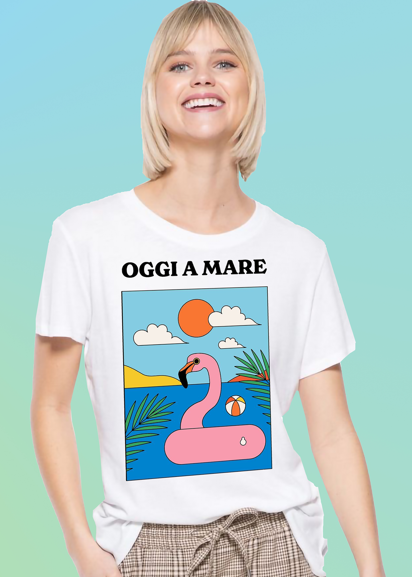 VLAM Nature Art Graphic Womens T-shirt