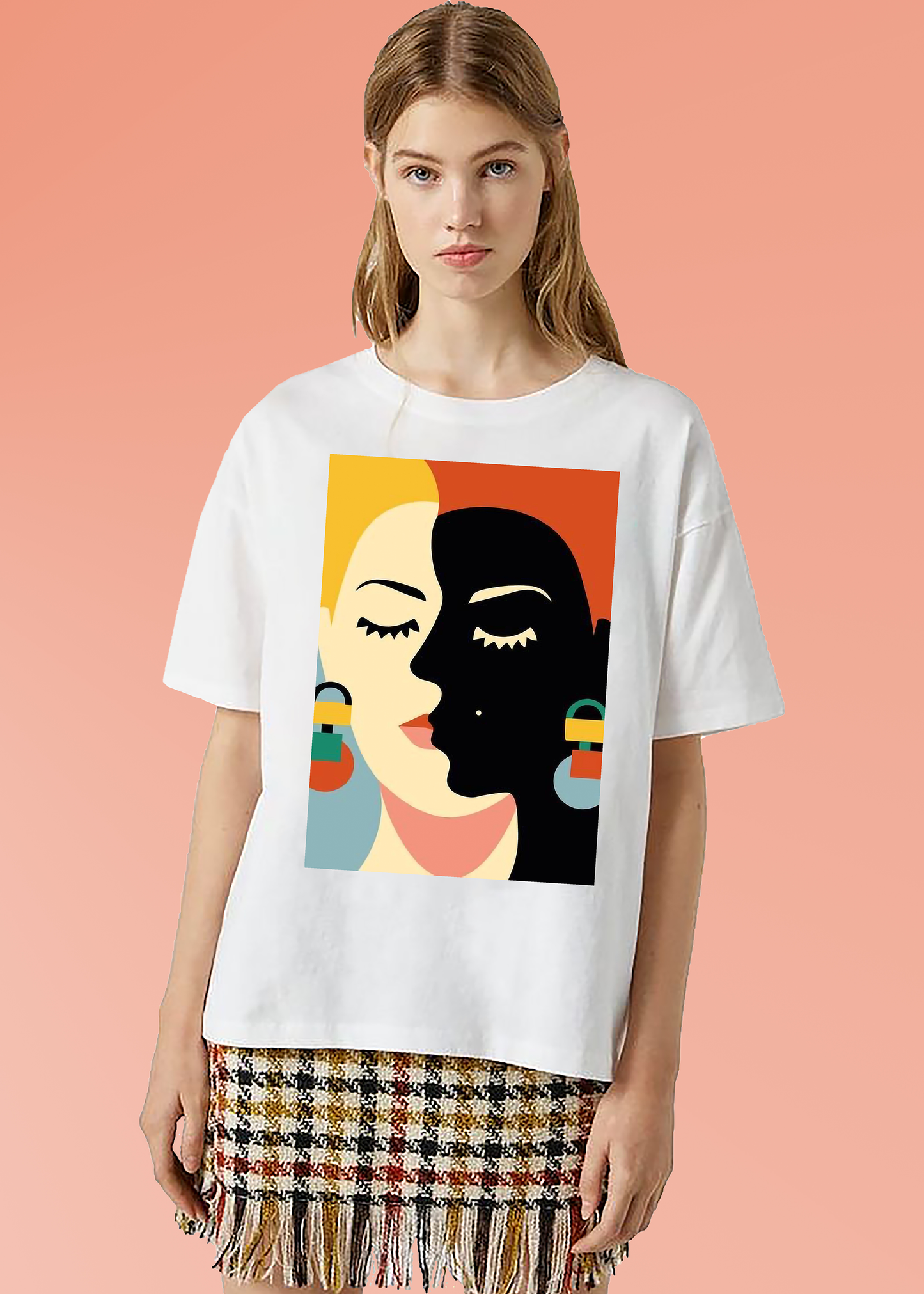 VLAM Trendy Women Art Graphic Tshirt