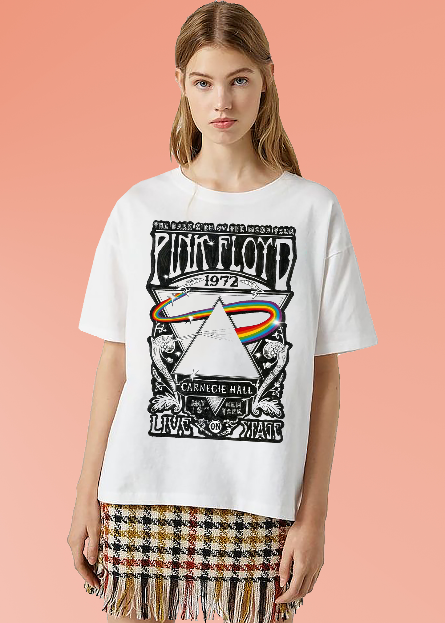 VLAM Pink Floyd Graphic Women Tshirt