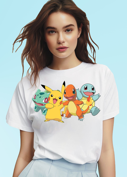 VLAM Womens Pokemon Tshirt