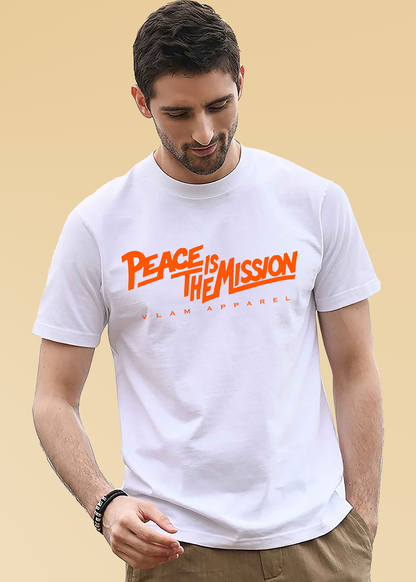 VLAM Peace is the Mission Slogan T-shirt