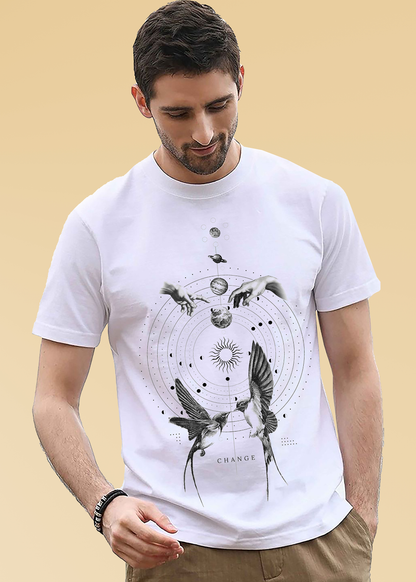 VLAM Bird Art Graphic T-shirt