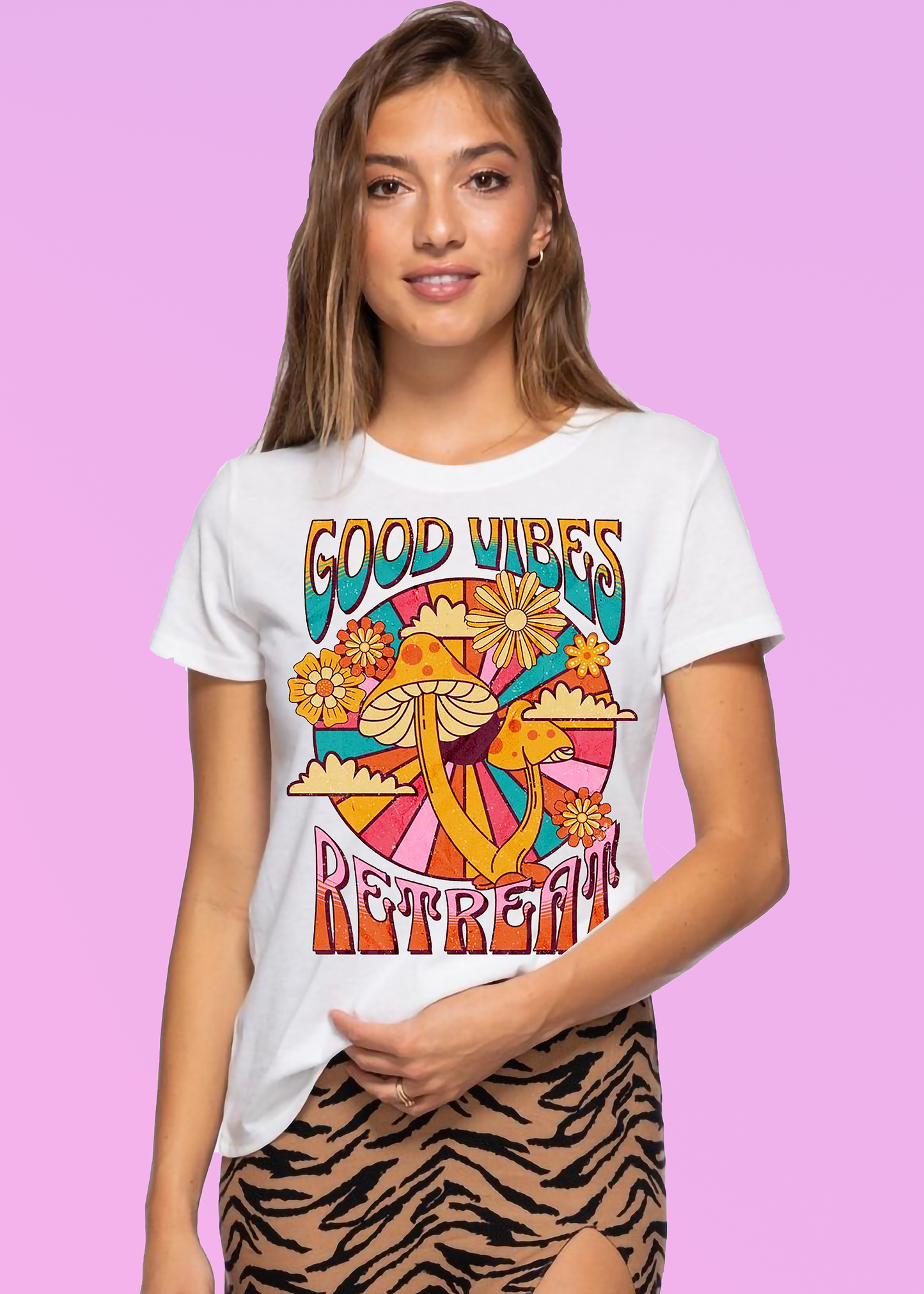 VLAM Womens Colorful Graphic Tshirt