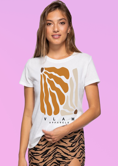 VLAM Women Aesthetic Art Tshirt