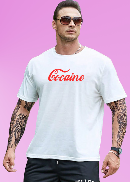 VLAM Cocaine Print Mens T-shirt