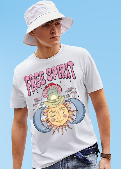 VLAM Free Spirit Graphic Mens T-shirt