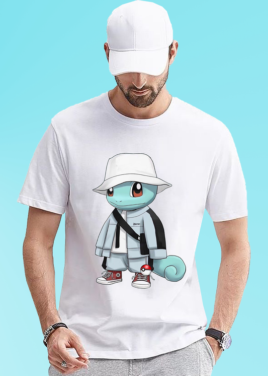 VLAM Squirtle Pokemon T-shirt For Men