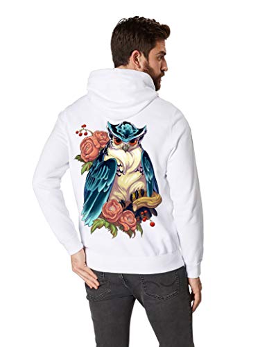 VLAM Graphic Blue Owl Unisex Hoodie