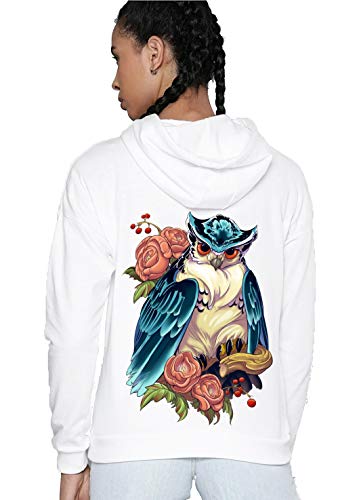 VLAM Graphic Blue Owl Unisex Hoodie