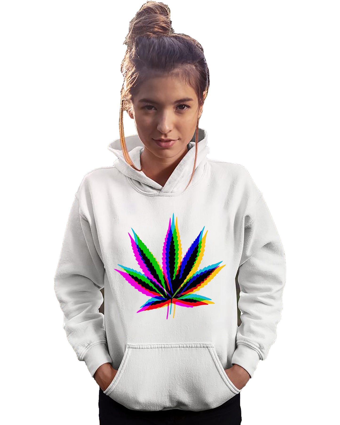 VLAM Trippy Weed Leaf Unisex Hoodie
